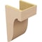 Ekena Millwork 9"W x 9"D x 18"H Wide Del Monte Rough Cedar Woodgrain TimberThane Corbel, Primed Tan CORUR09X09X18DELRCPR - alternate 3